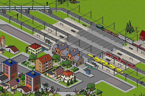 Screenshot: Bahnhof